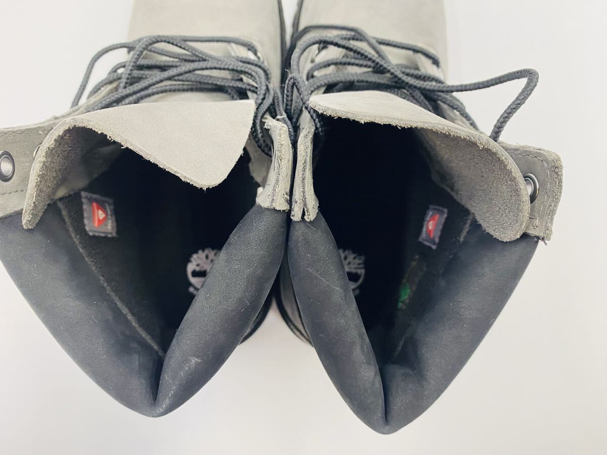☆ 美品 Timberland ティンバーランド ブーツ 23cm/GRY スウェード A8598 レースアップブーツ_画像6