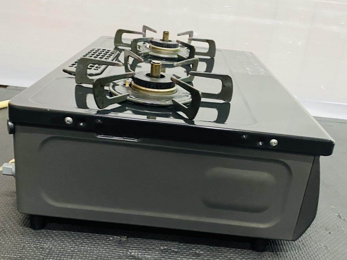 ◆ Rinnai リンナイ ガスコンロ ガステーブル 都市ガス用 KGK34BKL 2019年製 左強火 おしらせグリル_画像8