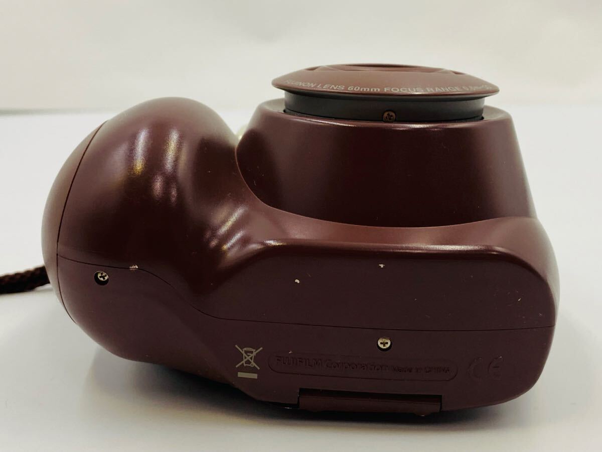 ☆ FUJIFILM 富士フィルム チェキ instax mini 7S choco チョコ インスタントカメラ 本体のみ 通電確認済み_画像10