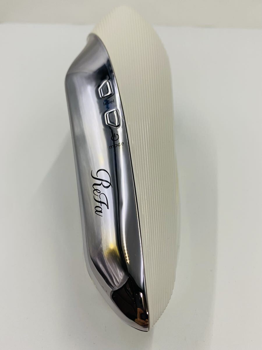 ^ не использовался товар ReFa BEAUTECH RAISElifa вид Tec Rays прекрасный лицо контейнер белый RE-AA02A подставка приложен уход за лицом красота оборудование с коробкой 