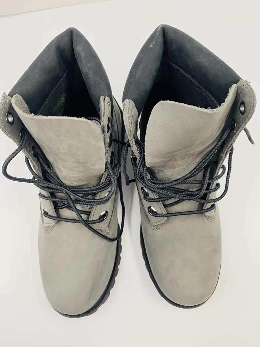 ☆ 美品 Timberland ティンバーランド ブーツ 23cm/GRY スウェード A8598 レースアップブーツ_画像5