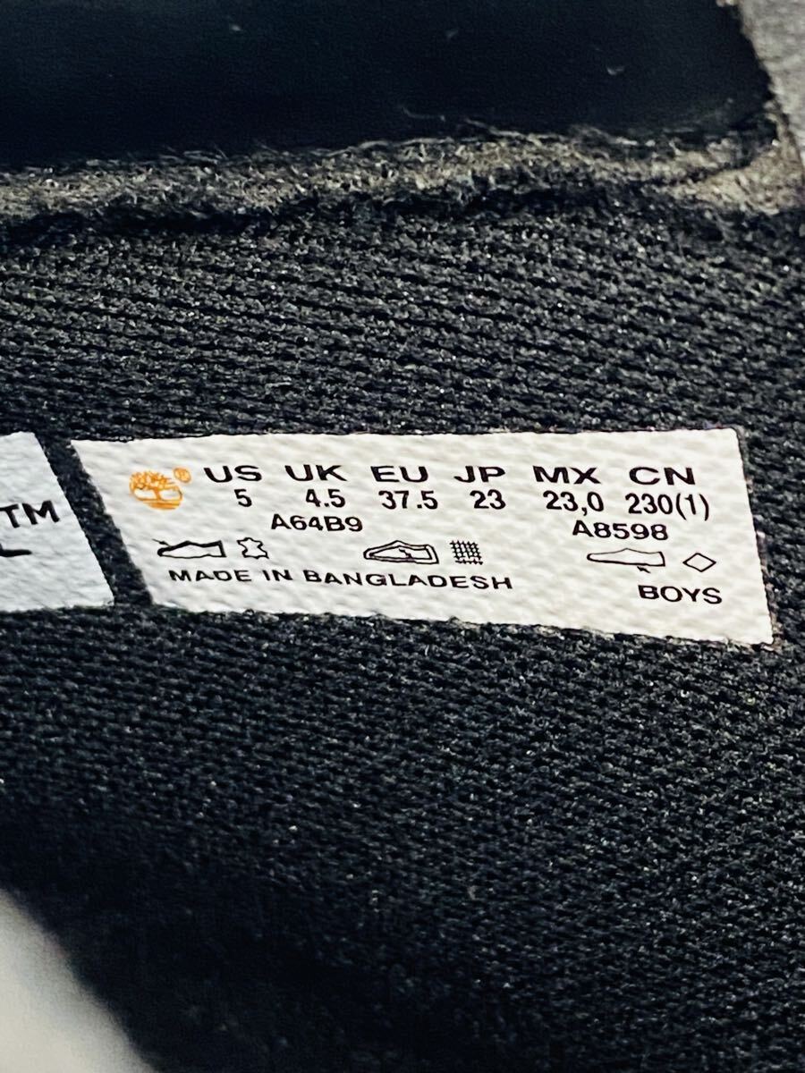 ☆ 美品 Timberland ティンバーランド ブーツ 23cm/GRY スウェード A8598 レースアップブーツ_画像7