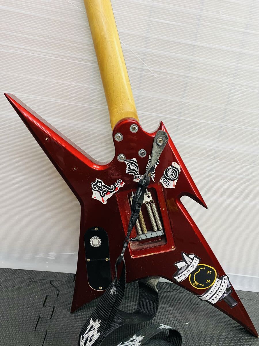 ■ B.C.Rich IronBird B.C.リッチ アイアンバード メタリックレッド エレキギター 楽器 弦楽器 6弦 ソフトケース付_画像9