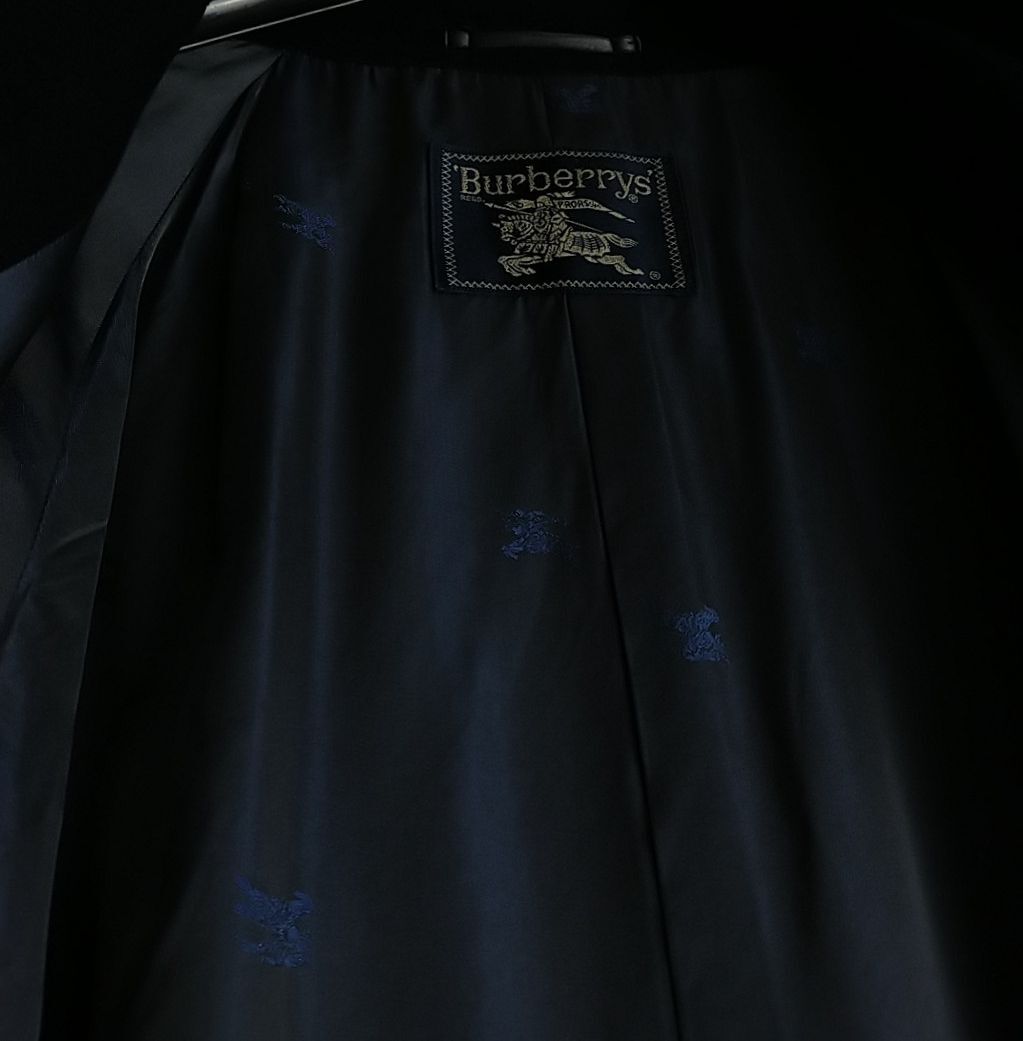 【完全別格!!!】■約30万円!!　BURBERRY　バーバリー　完全最高級カシミヤロングコート　裏地ホースマーク　圧倒的かっこよさ　M　美品_画像7