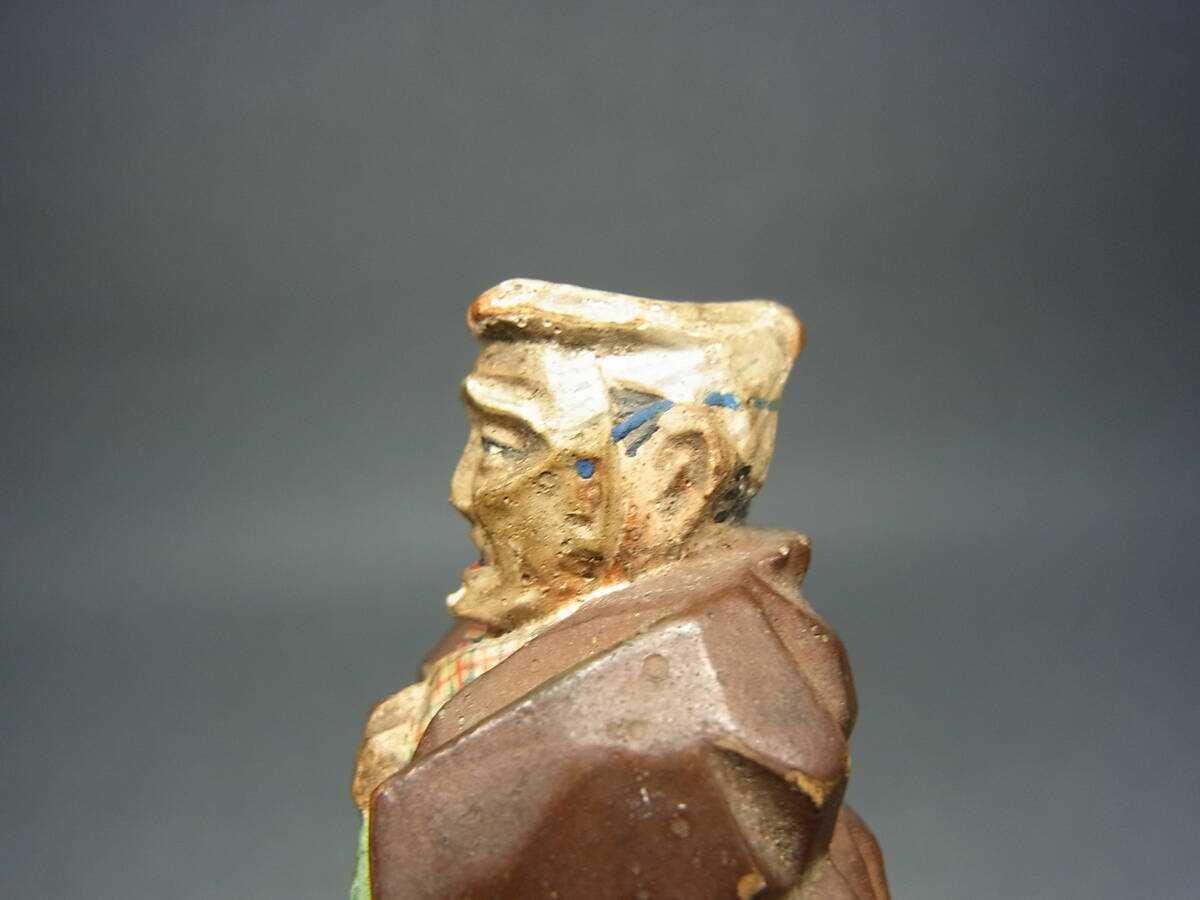 *.* времена предмет * украшения /.. предмет * старый цвет один меч гравюра * Nara резьба по дереву . netsuke 