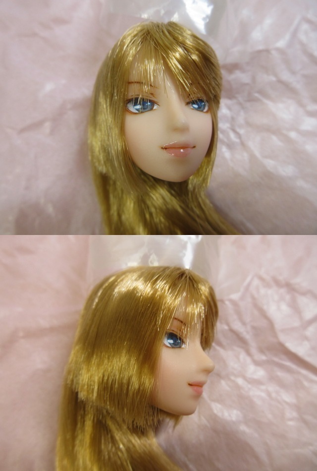 2J1-2「★1円~ カスタム ドール 素体 1体+ヘッド 2個」1/6 オビツ/アゾン/ボークス カスタムドール ドールヘッド カスタムヘッド 現状品_画像10