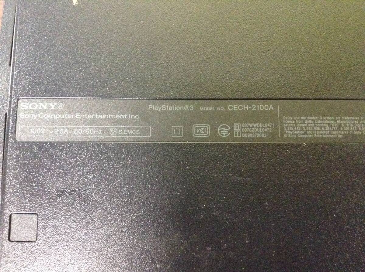 SONY PS3 PlayStation3 CECH-2100A console tested ソニー プレステ3 本体1台 H42C3_画像4
