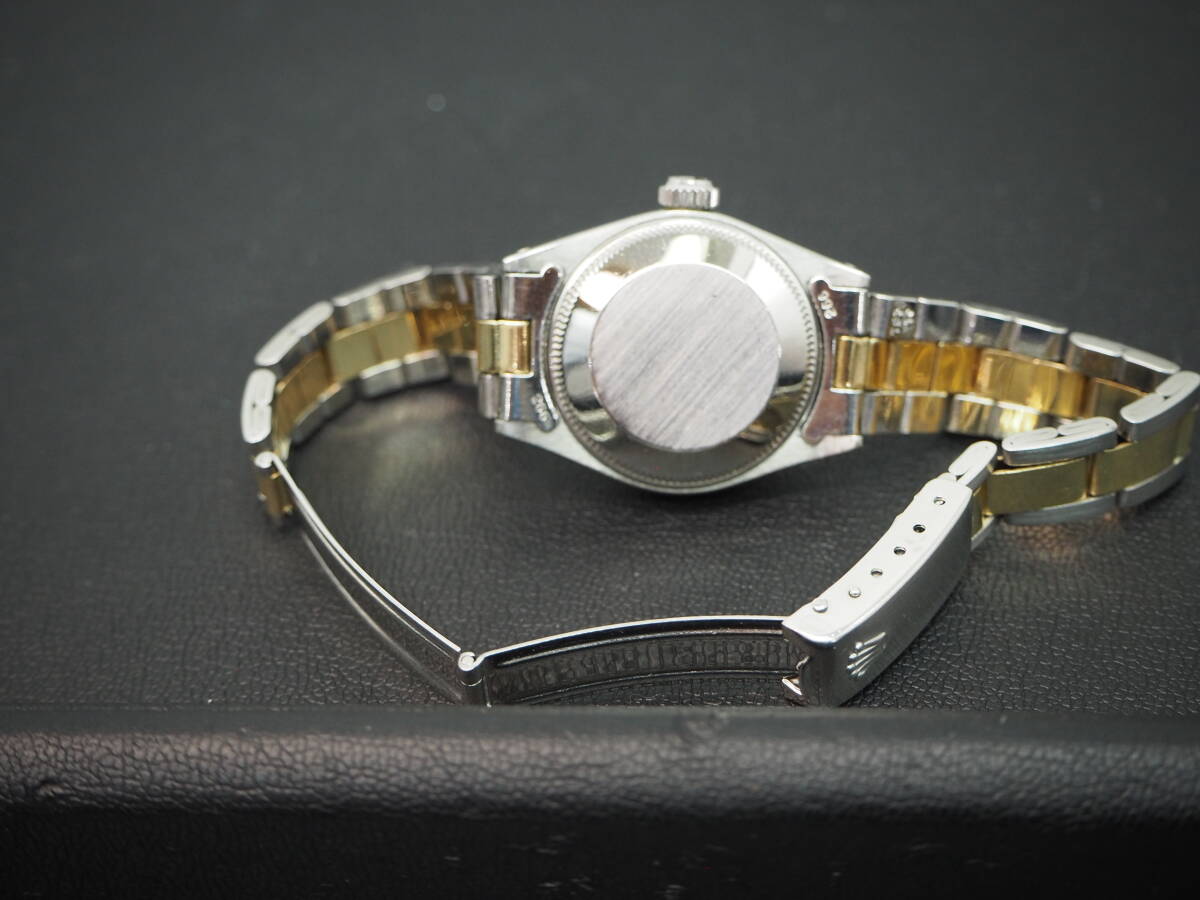 ★ロレックス/ROLEX OYSTER-PERPETUAL -DATE- YG/SSコンビ レディース時計 Ref.6916 Ser.2878*** Cal.2030 稼働　送料無料_画像5