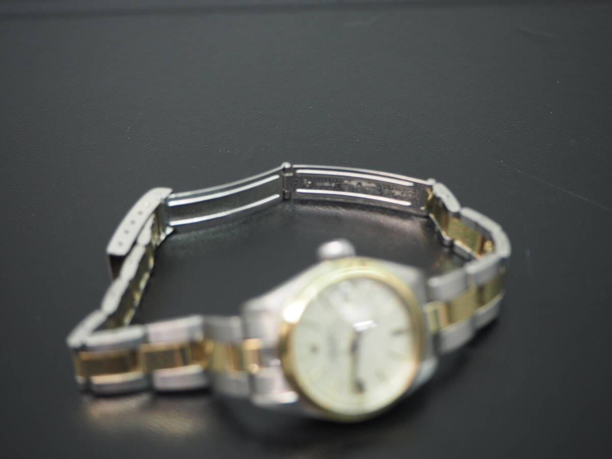 ★ロレックス/ROLEX OYSTER-PERPETUAL -DATE- YG/SSコンビ レディース時計 Ref.6916 Ser.2878*** Cal.2030 稼働　送料無料_画像6
