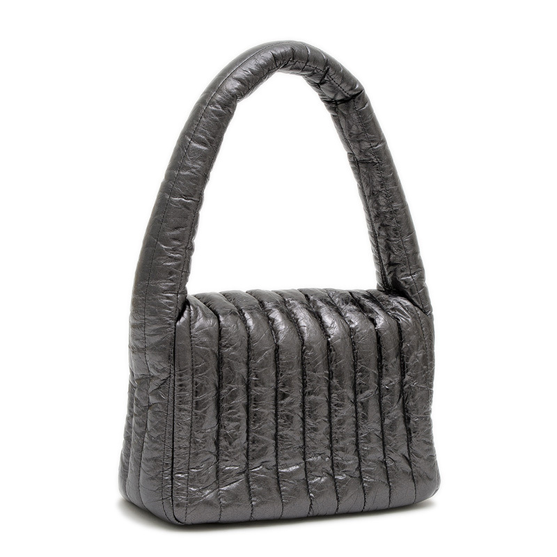 Balenciaga Monaco one сумка на плечо кожа металлик черный 787896