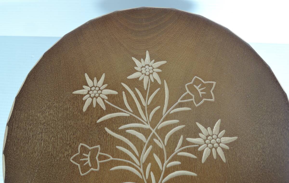 05Q#JOBIN MUSICjo van * музыкальная шкатулка поворотный подставка * tray из дерева # Швейцария производства / цветок. warutsu(... десятая часть кукла ) коричневый ikof лыжи .. торговля 