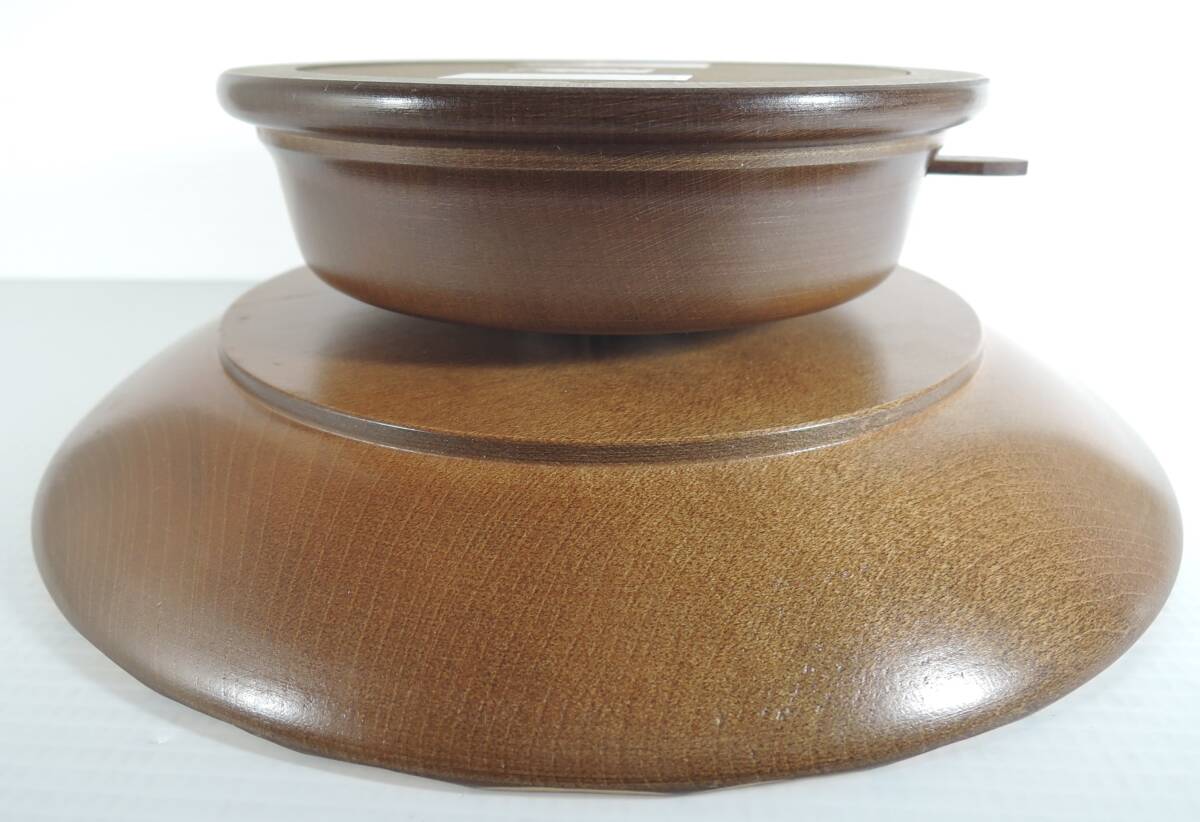 05Q#JOBIN MUSICjo van * музыкальная шкатулка поворотный подставка * tray из дерева # Швейцария производства / цветок. warutsu(... десятая часть кукла ) коричневый ikof лыжи .. торговля 