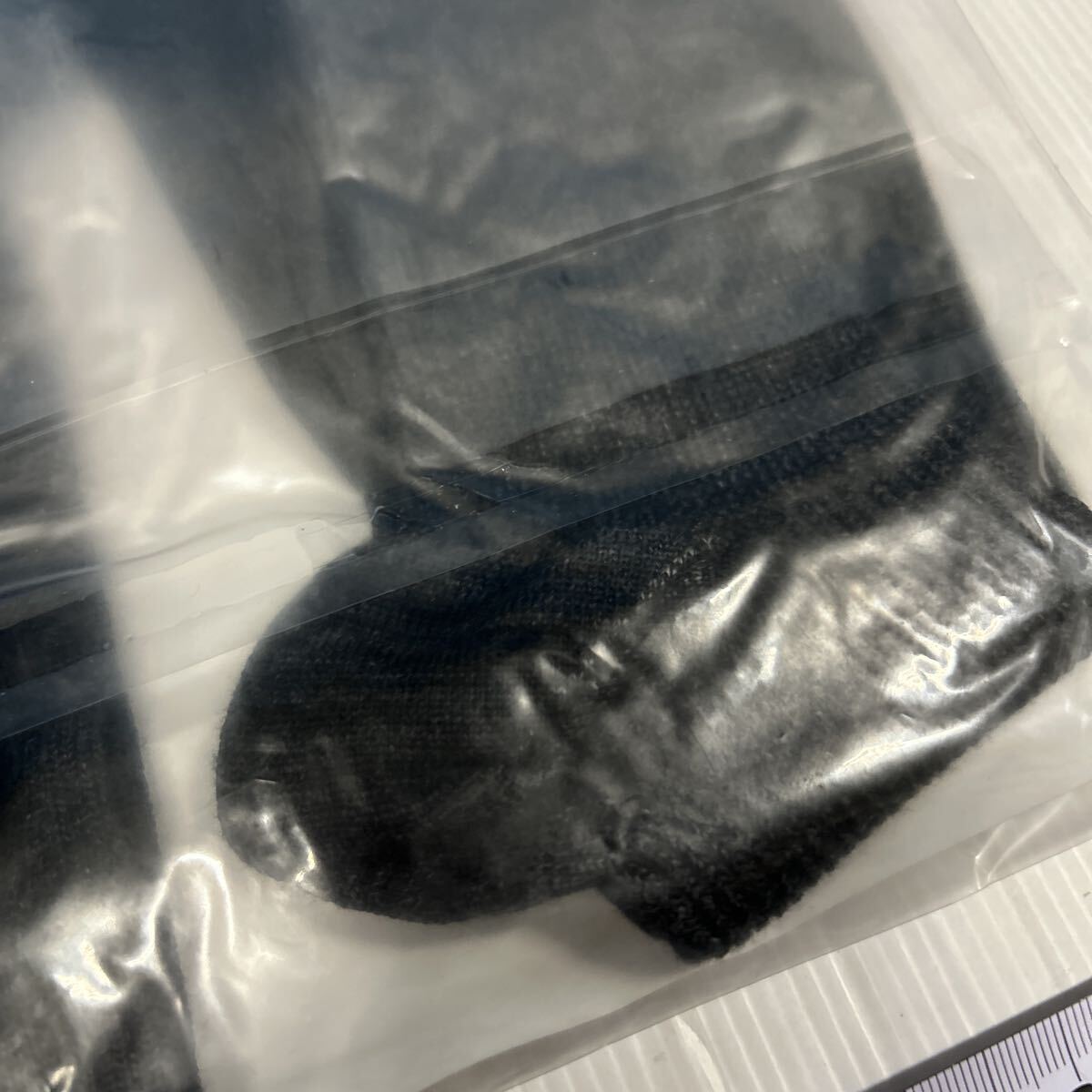 Urapoca うらぽか 着圧 ハイソックス 同色 保管品 暖かい 靴下 冬物 チャコールグレー メリノウール 未使用品 くつ下 22〜25cm_画像8