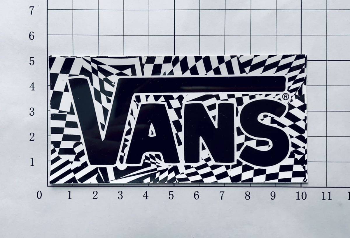 VANS OFF THE WALL CHECKER FLAG ステッカー バンズ オフザウォール チェッカーフラッグ ステッカー_画像1