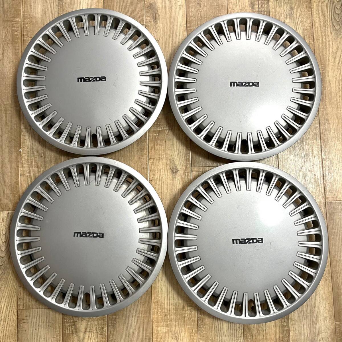 MAZDA　ホイールキャップ　（E-HCFS ルーチェ純正）14インチ　【中古品・小傷あり】　USDM　_画像1