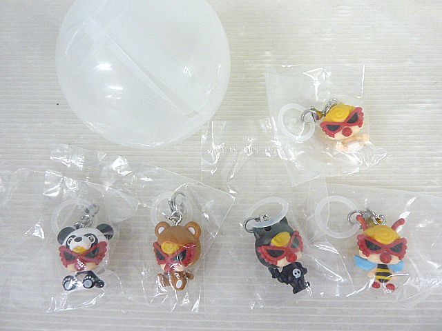 T827 未使用 バンダイ ガシャポン HYSTERIC MINI ヒステリックミニ めじるし アクセサリー 5種 コンプリート マスコット チャーム ガチャ_画像1