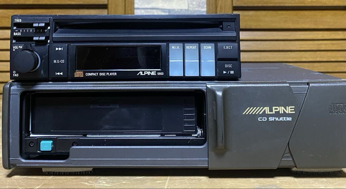  редкий Alpine 5903 CD панель 5960G 6 полосный CD changer ALPINE старый машина автомобильная стереосистема 