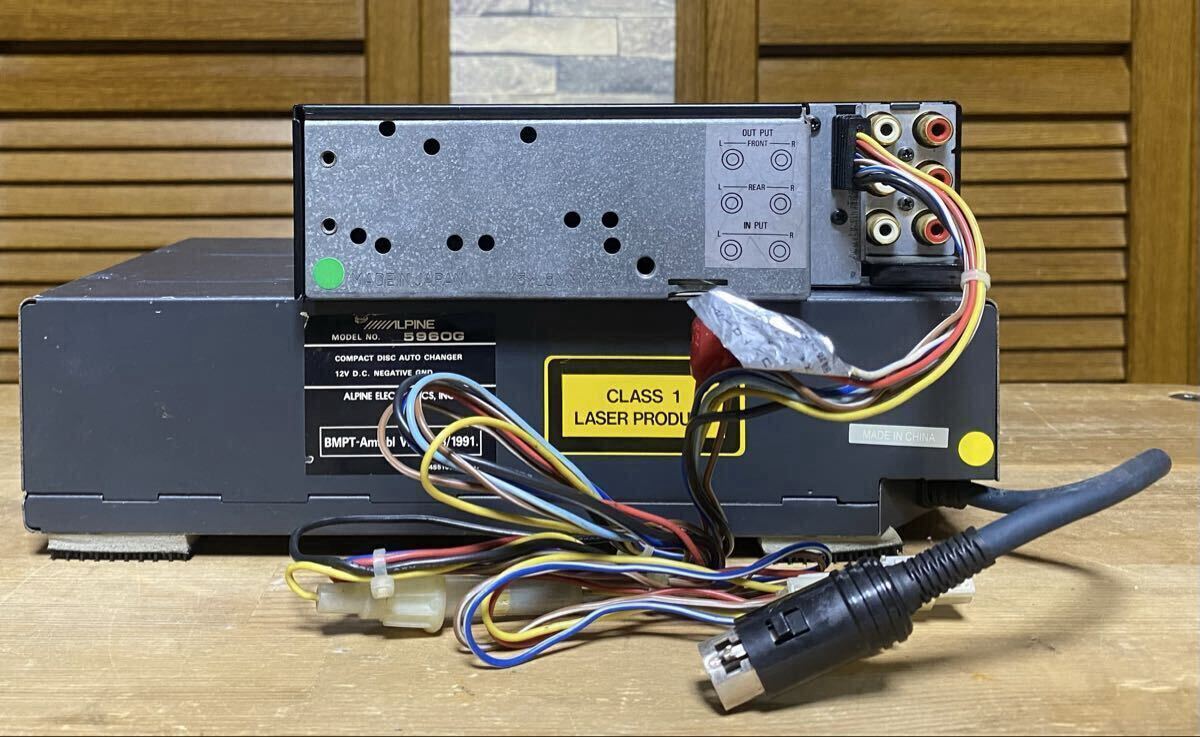  редкий Alpine 5903 CD панель 5960G 6 полосный CD changer ALPINE старый машина автомобильная стереосистема 