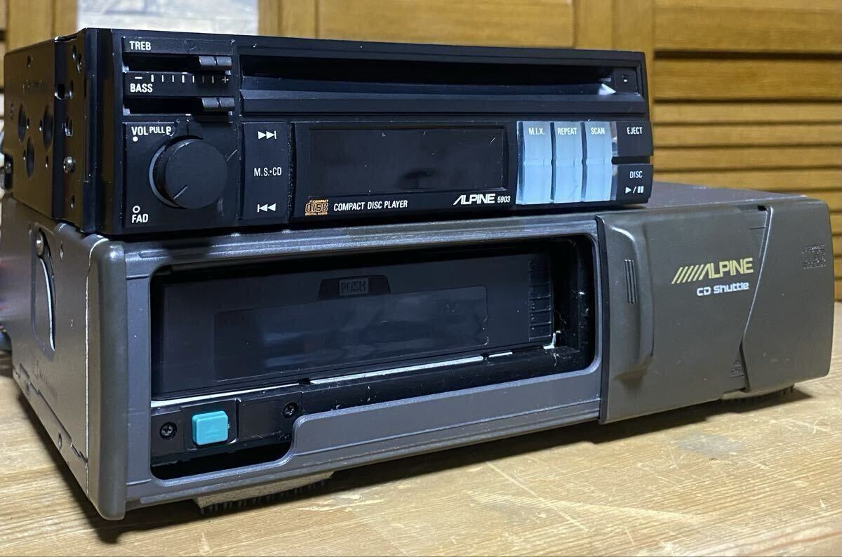  редкий Alpine 5903 CD панель 5960G 6 полосный CD changer ALPINE старый машина автомобильная стереосистема 