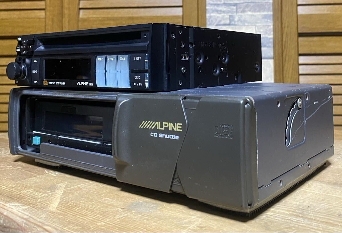  редкий Alpine 5903 CD панель 5960G 6 полосный CD changer ALPINE старый машина автомобильная стереосистема 
