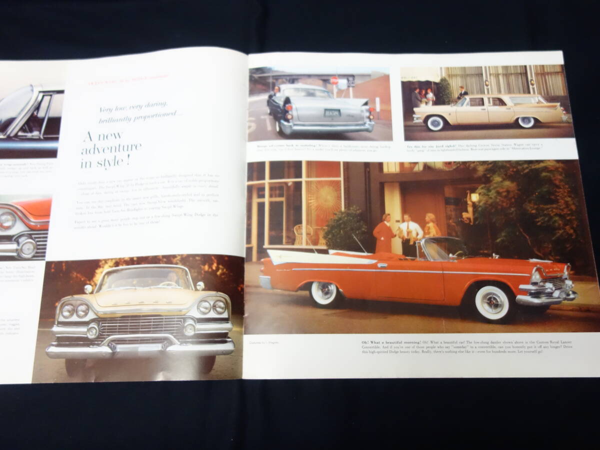 【1958年】クライスラー ダッジ Dodge Swept Wing 専用 本カタログ / 本国版 【当時もの】_画像3
