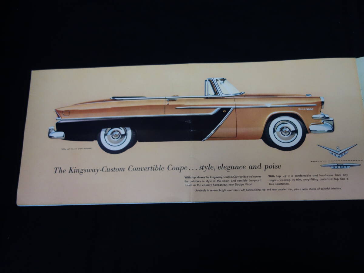 【1955年】クライスラー ダッジ キングウェイ / Dodge Kingsway 専用 本カタログ / 本国版 【当時もの】_画像9