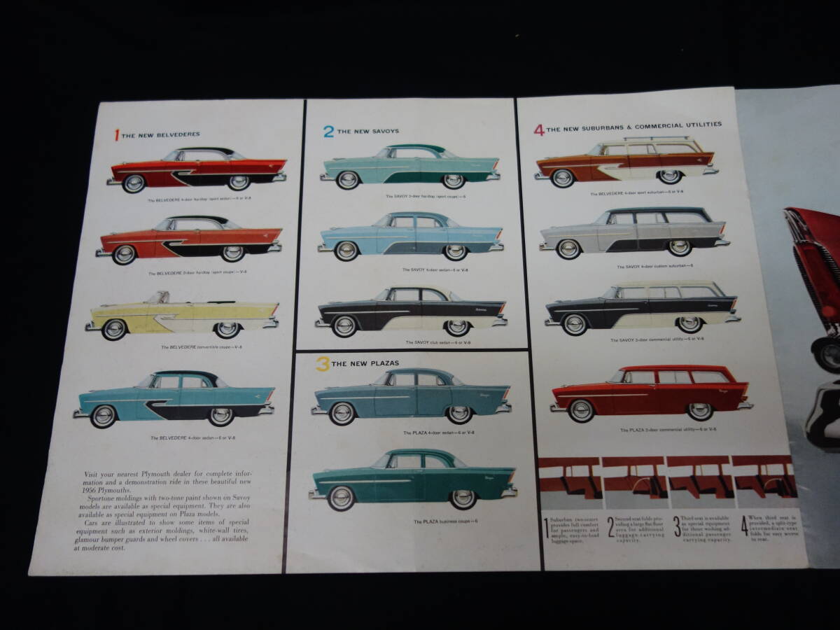 【1956年】クライスラー プリムス / PLYMOUTH 専用 本カタログ / 本国版 【当時もの】_画像5