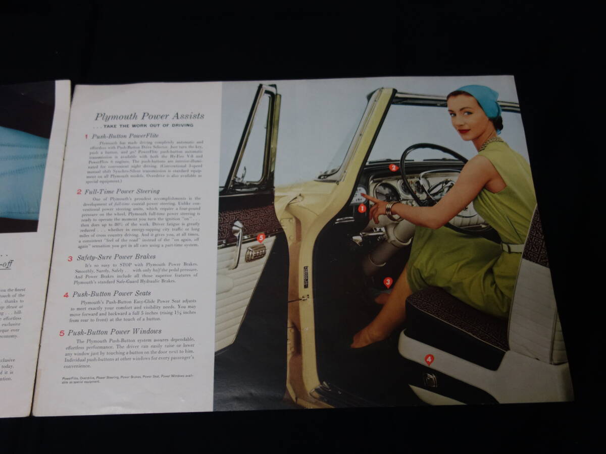 【1956年】クライスラー プリムス / PLYMOUTH 専用 本カタログ / 本国版 【当時もの】_画像8