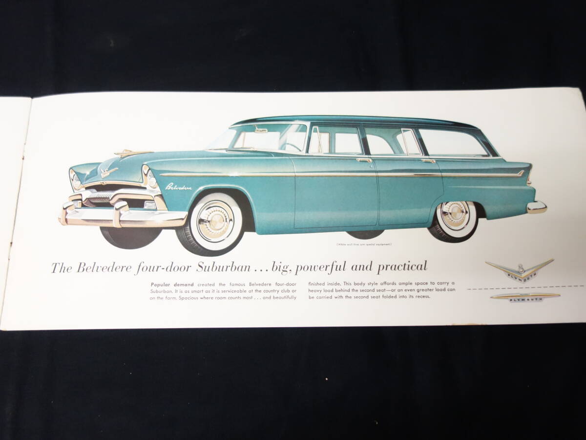 【1955年】クライスラー プリムス / PLYMOUTH 専用 本カタログ / 本国版 【当時もの】_画像9
