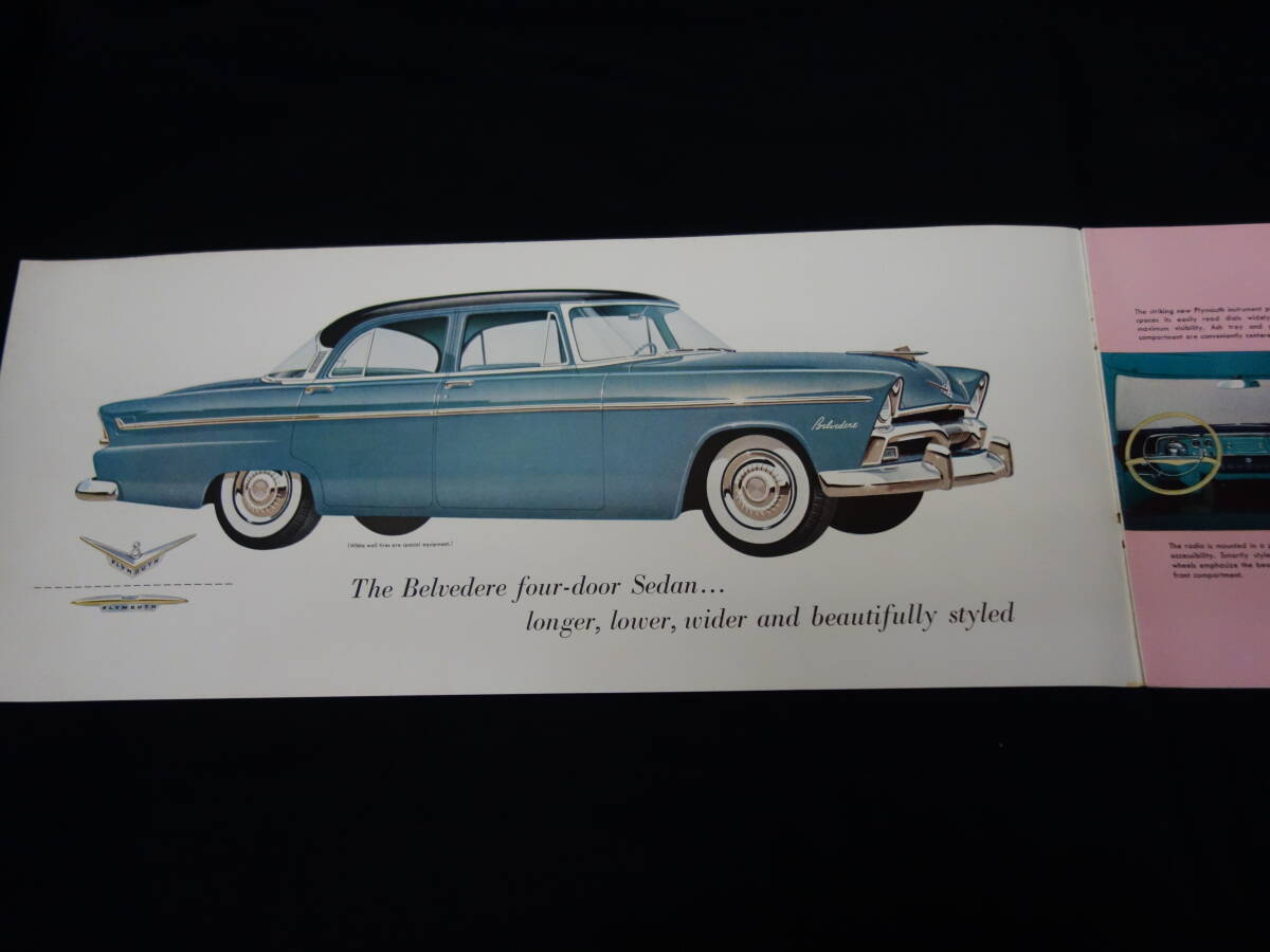 【1955年】クライスラー プリムス / PLYMOUTH 専用 本カタログ / 本国版 【当時もの】_画像2