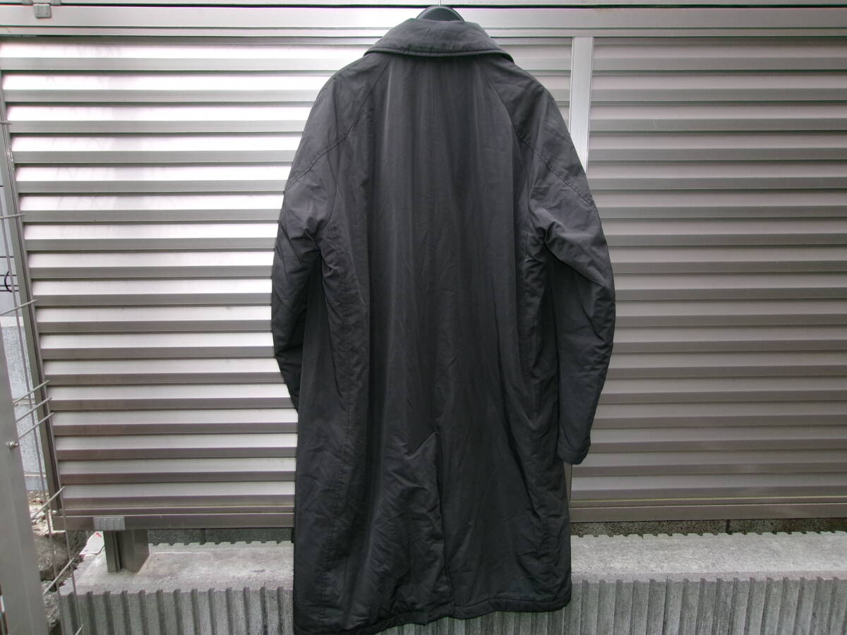 nano universe ナノユニバース LIMONTA Komatsu リモンタ 小松 小松精練 ファブリック 中綿 パテッド ステンカラー コート グレー M_画像4