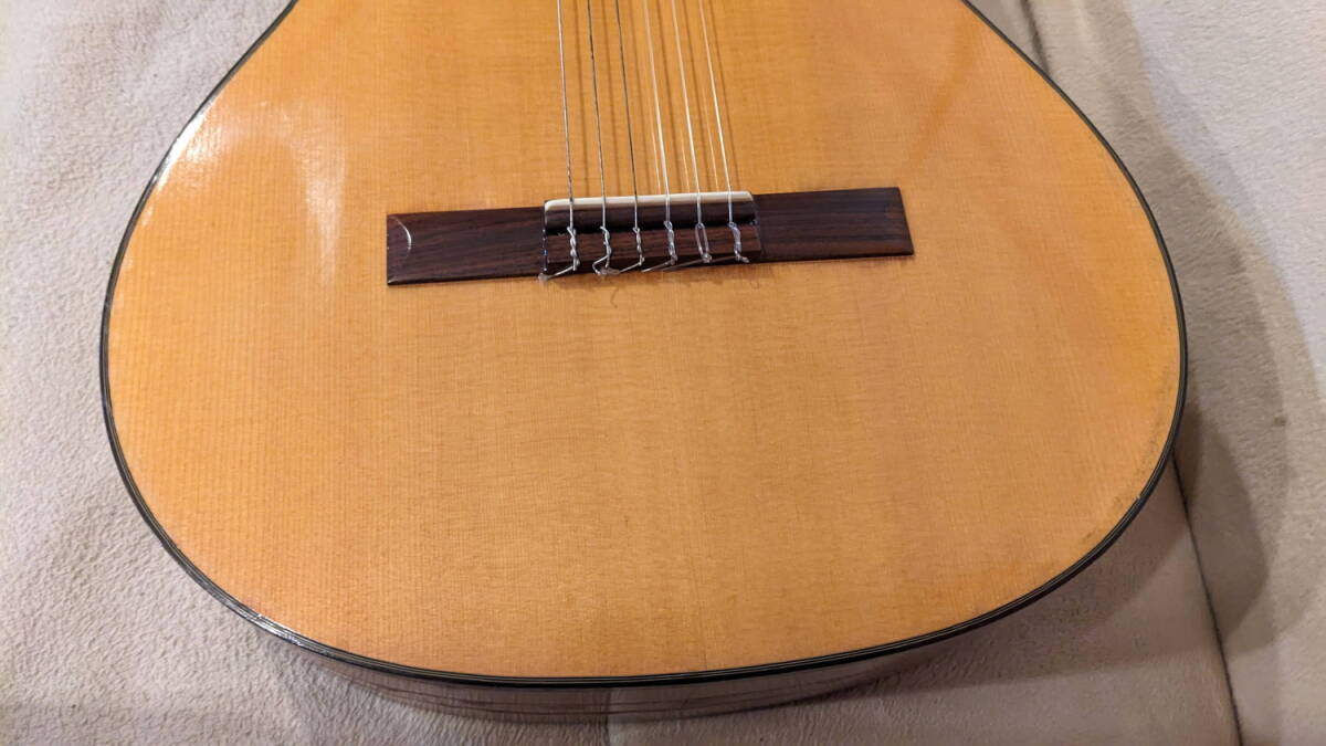 RYOJI MATSUOKA No.100 Classical Guitar сосна холм хорошо . классическая гитара высший модель [ б/у дешевый ] жесткий чехол имеется 