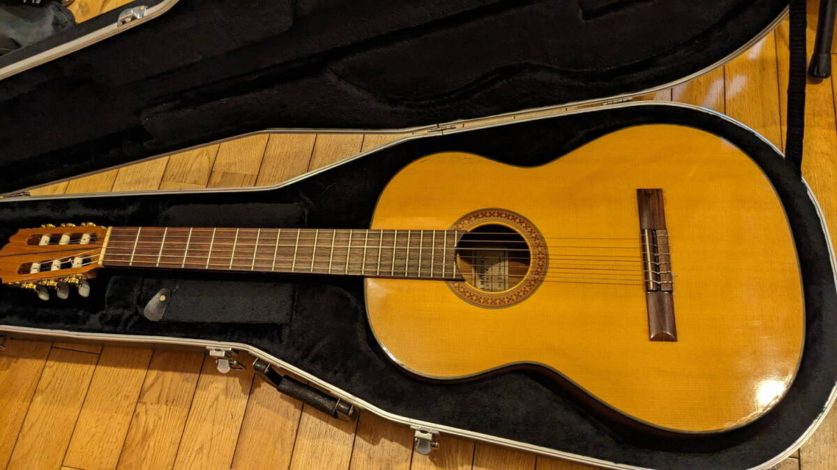 RYOJI MATSUOKA No.100 Classical Guitar сосна холм хорошо . классическая гитара высший модель [ б/у дешевый ] жесткий чехол имеется 