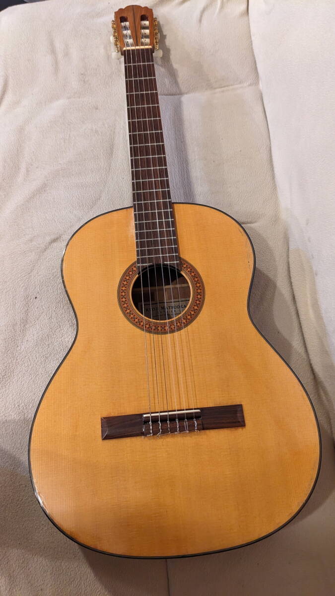 RYOJI MATSUOKA No.100 Classical Guitar сосна холм хорошо . классическая гитара высший модель [ б/у дешевый ] жесткий чехол имеется 