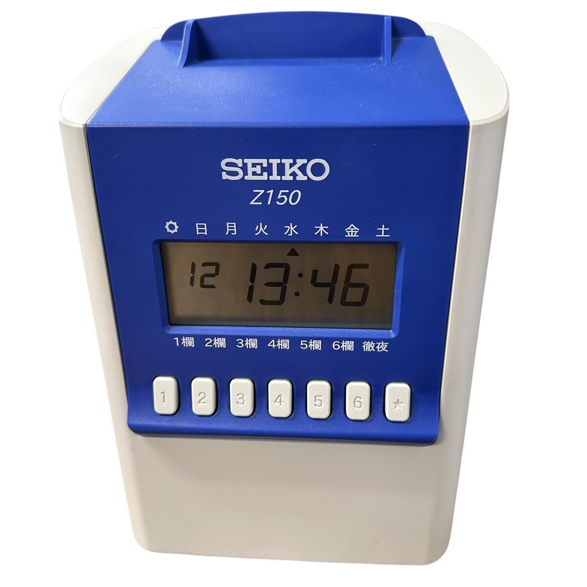 セイコー Z150 タイムレコーダー SEIKO 店舗用品 事務機器 勤怠管理 タイムカード シフト管理_画像1
