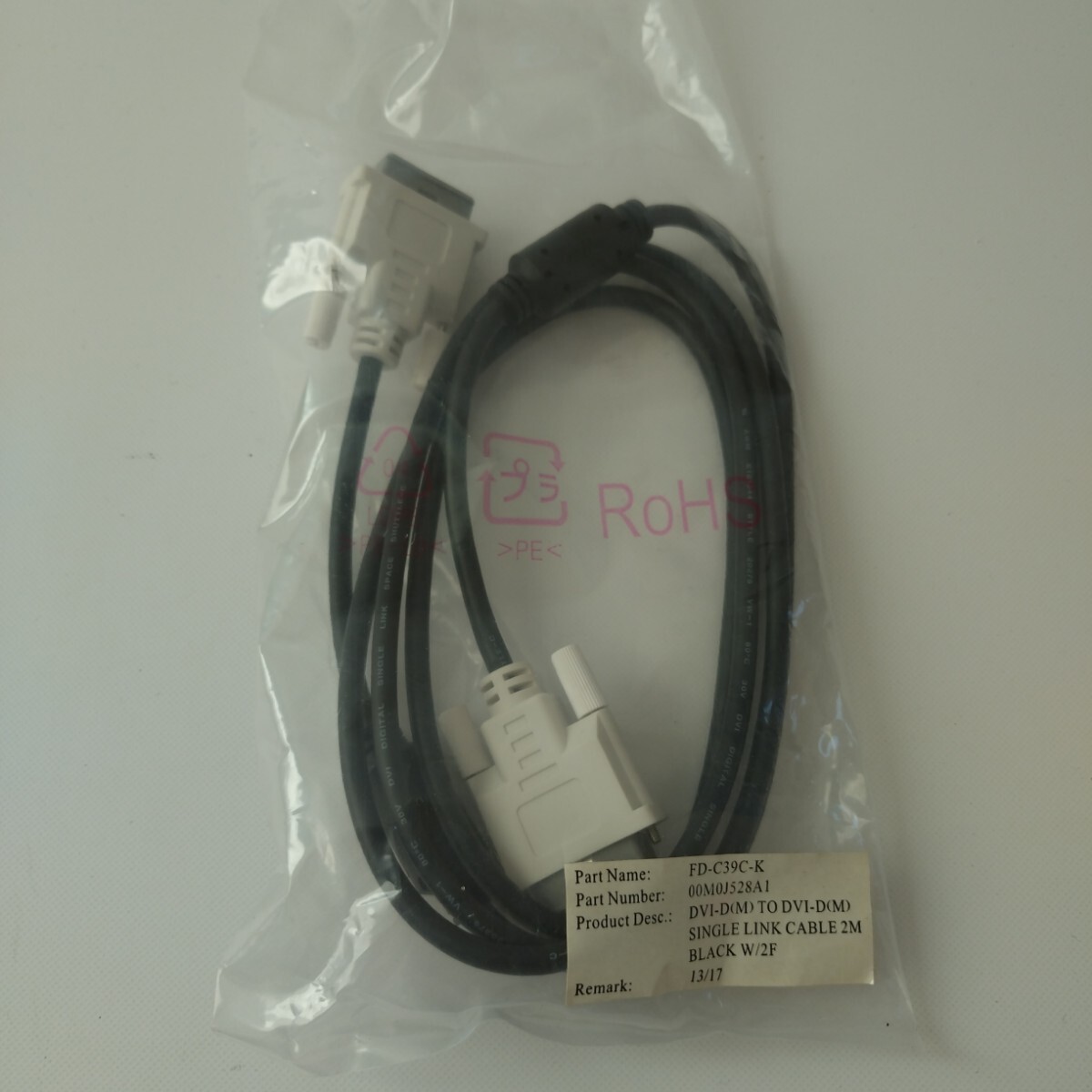 《未使用》 FD-C39C-K DVI-D(M) to DVI-D(M) ケーブル 2M_画像1