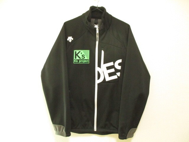 送料無料 非売品 DESCENTE デサント K's project DRC-6702 ジェットバリア ジャケット スキー ミドラー ブラック サイズO_画像1