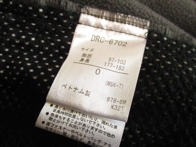 送料無料 非売品 DESCENTE デサント K's project DRC-6702 ジェットバリア ジャケット スキー ミドラー ブラック サイズO_画像9