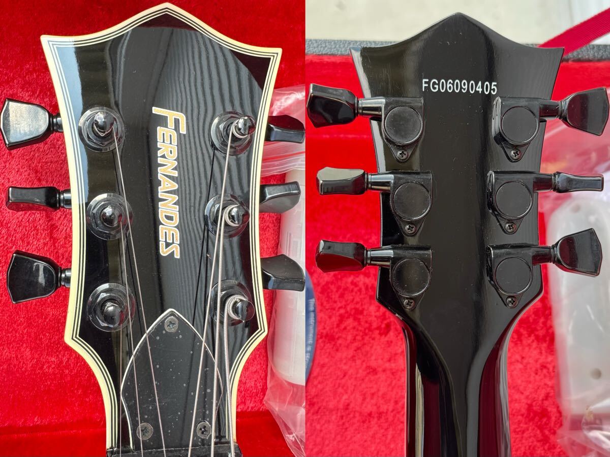 FERNANDES フェルナンデス Lucy 棺桶 ミニギター BUCK-TICK 今井寿モデル アンプ内蔵ギター ハードケース付 _画像2