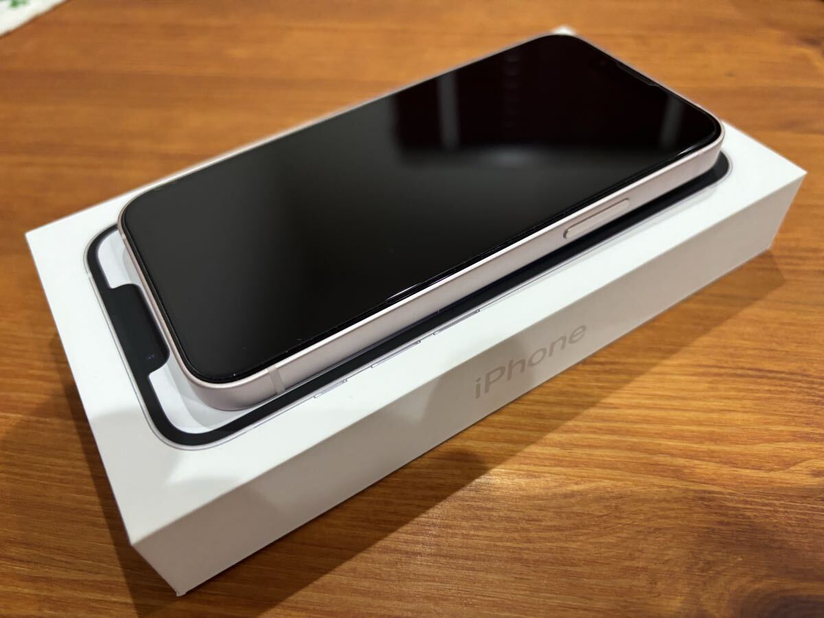 iPhone 13 mini Pink（ピンク）／128GB／SIMフリー／バッテリー85％／利用制限◯／外観きれいめ_画像1