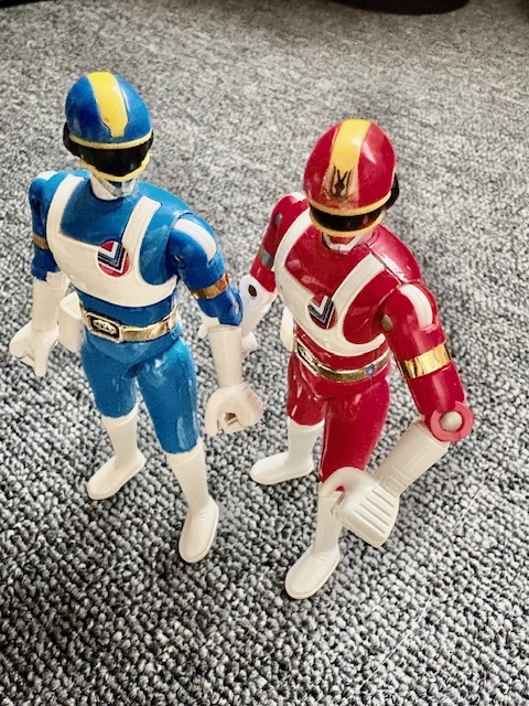 当事物希少　電撃戦隊チェンジマン　超合金　２体セット　1985年　チェンジドラゴン　チェンジペガサス　GC-24　昭和レトロ　ヴィンテージ_画像1