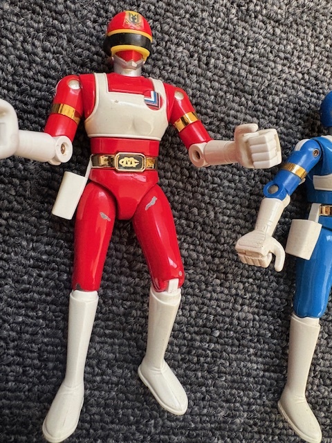 当事物希少　電撃戦隊チェンジマン　超合金　２体セット　1985年　チェンジドラゴン　チェンジペガサス　GC-24　昭和レトロ　ヴィンテージ_画像9