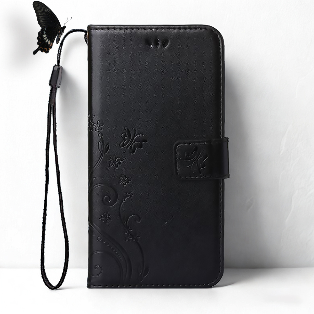 arrows We2 ケース 手帳型 FCG02 F52E M07 カバー 黒 ブラック 蝶 バタフライ 花 レザー 革 おしゃれ スマホカバー 送料無料 富士通 安い_画像8