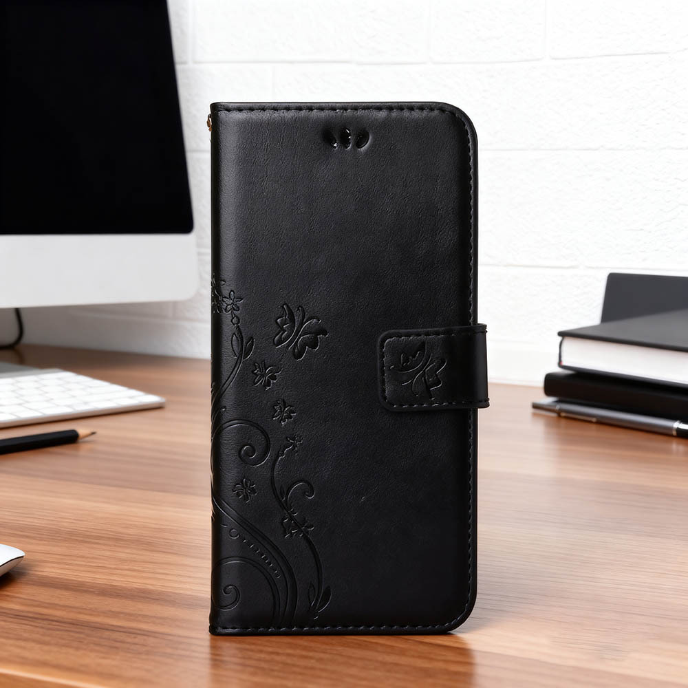 arrows We2 ケース 手帳型 FCG02 F52E M07 カバー 黒 ブラック 蝶 バタフライ 花 レザー 革 おしゃれ スマホカバー 送料無料 富士通 安い_画像10