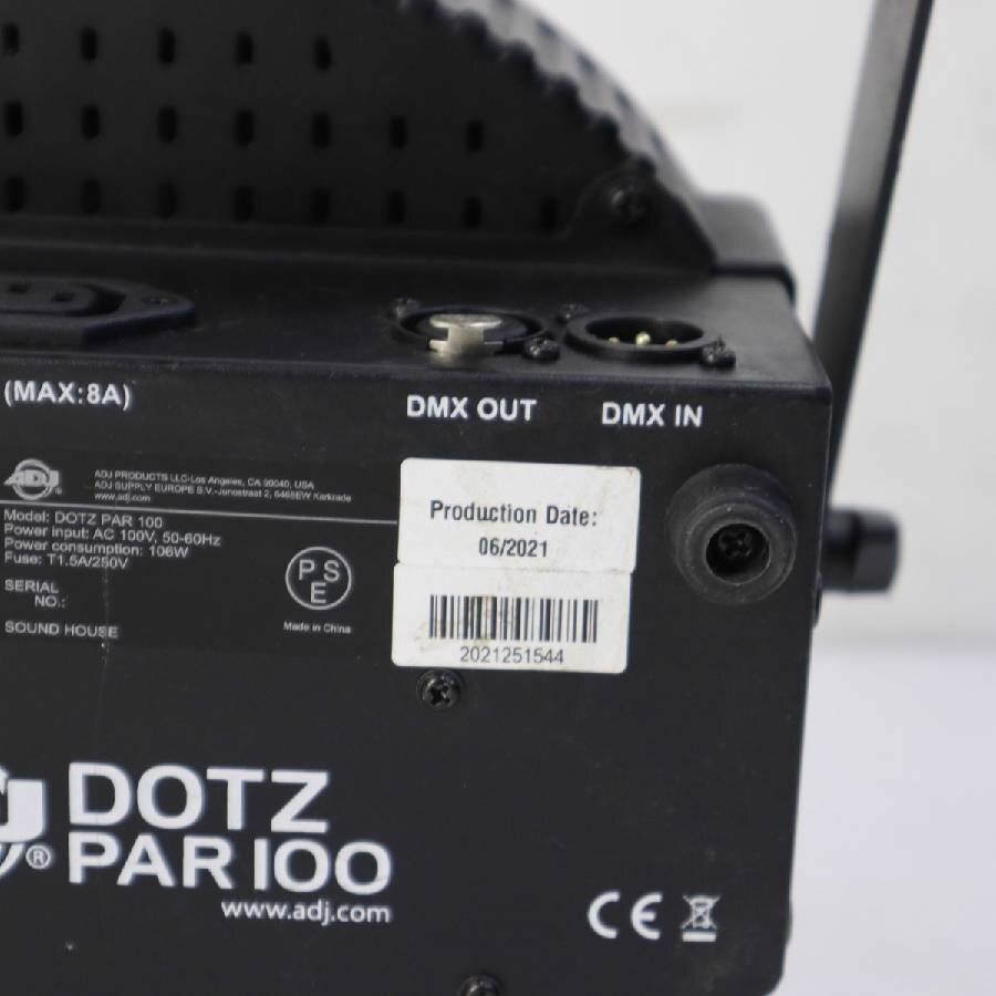 2021年製 AMERICAN DJ DOTZ PAR 100 LEDパーライト ステージ舞台用照明ライト★294v19_画像9