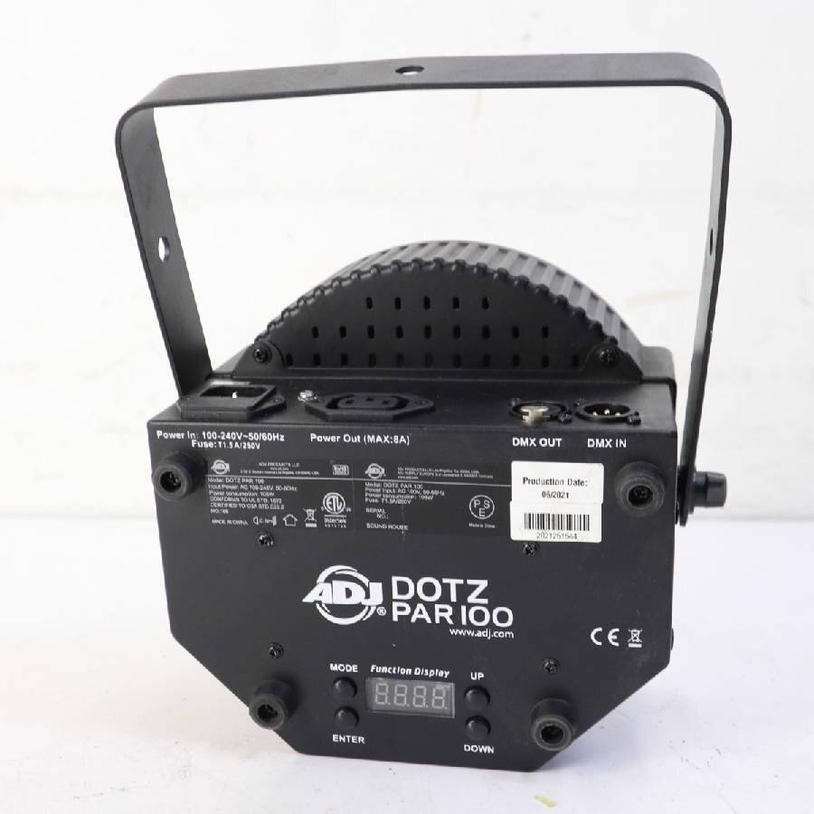 2021年製 AMERICAN DJ DOTZ PAR 100 LEDパーライト ステージ舞台用照明ライト★294v19_画像7