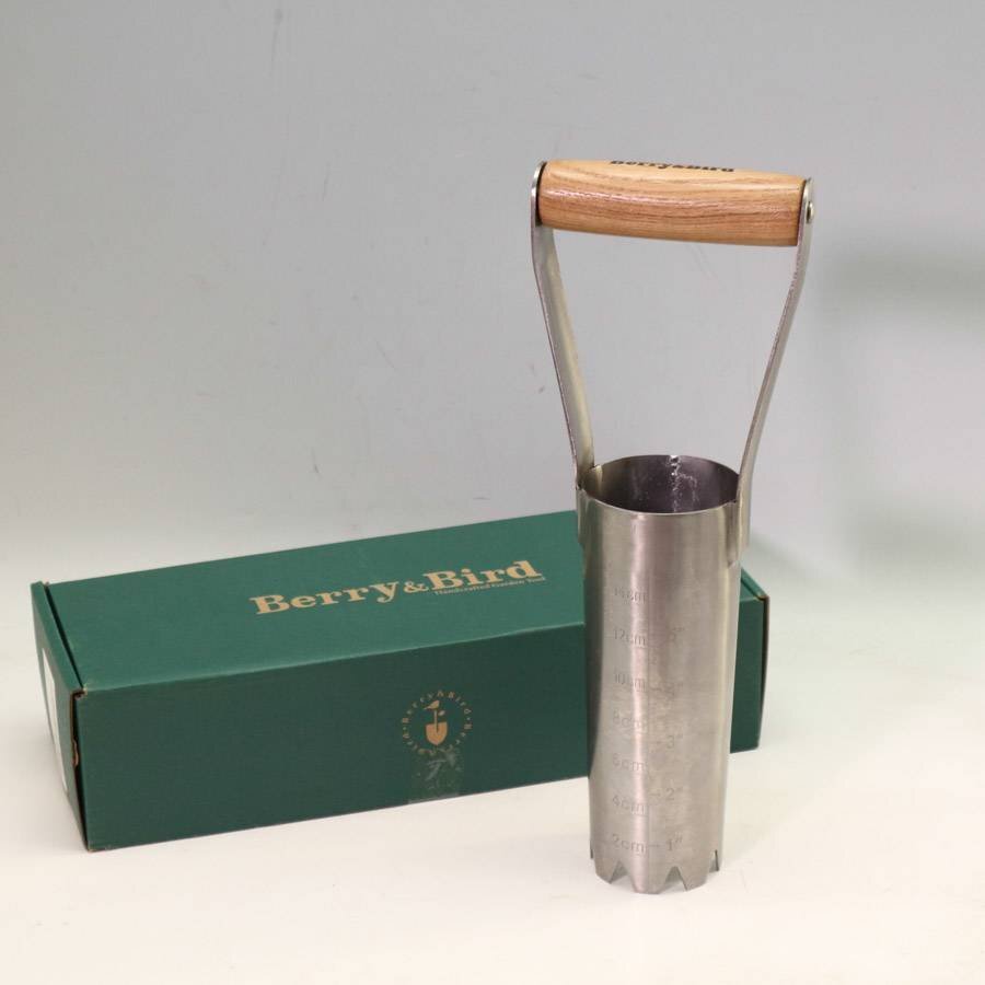 未使用品 Berry&Bird 15.24cm/6in深さマーク付き 球根プランター 植え付け器 穴掘り器 園芸 ガーデニング チューリップ スイセン◇257f02_画像1