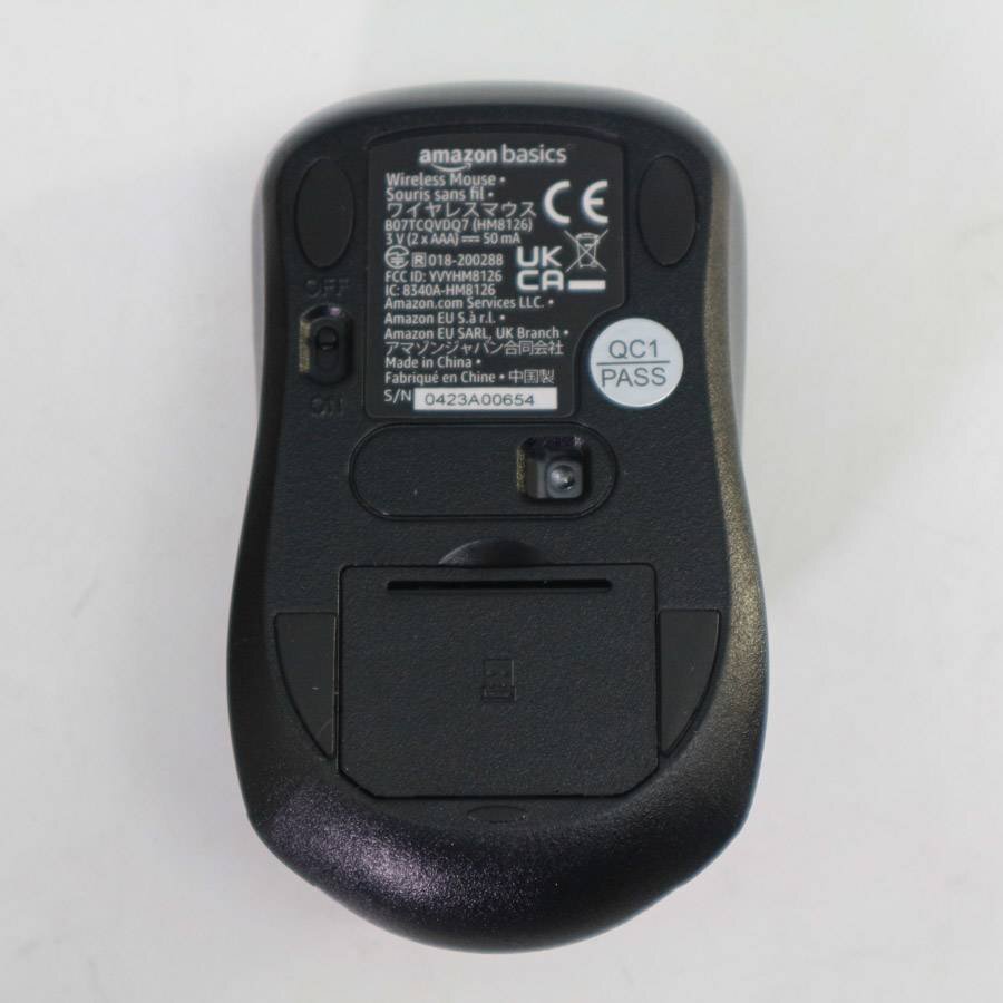 新品 【5個セット】amazon basics 2.4GHz ワイヤレスマウス シルバー まとめて USBナノレシーバー付き◇203f25_画像2