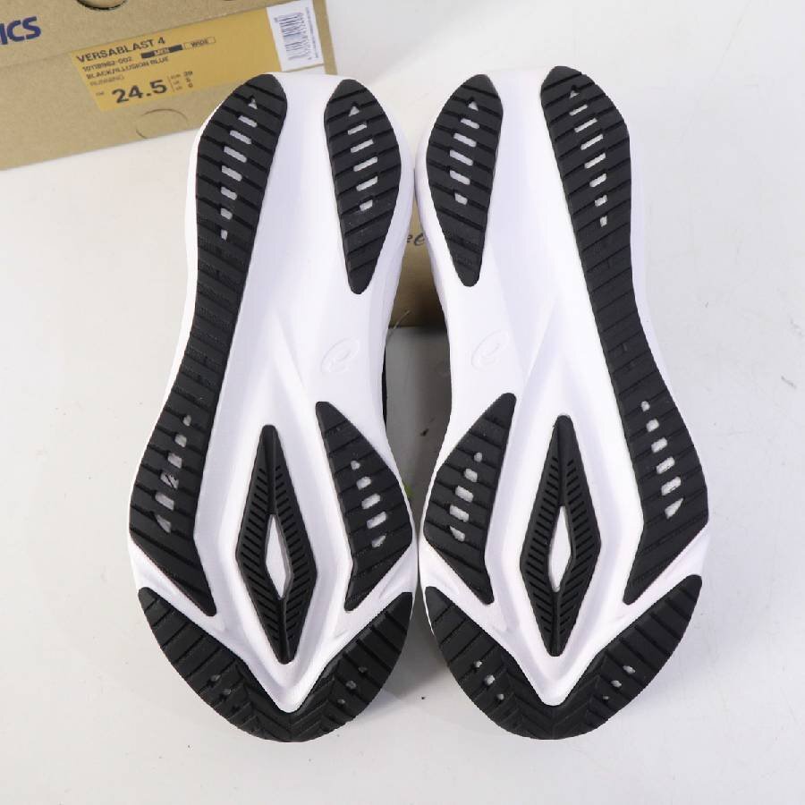  не использовался товар asics Asics VERSABLAST 4 24.5cm WIDE бег обувь спортивные туфли черный балка sa blast 4*288v24