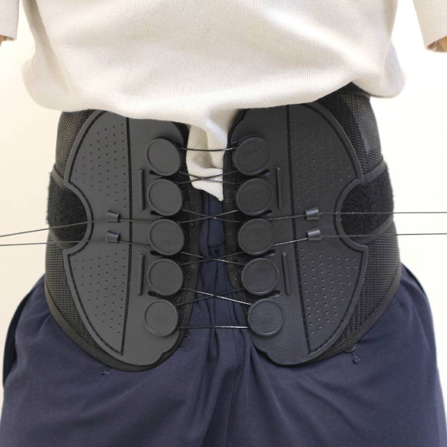 【4個セット】【Sサイズ】ワイヤー引き締め 骨盤ベルト お子様・細身の方 男女兼用 腰サポーター コルセット 骨盤矯正◆281f03_画像2
